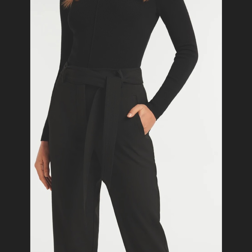 Sz 0 Tie Front “Annabelle” pants by Ever New, worn once